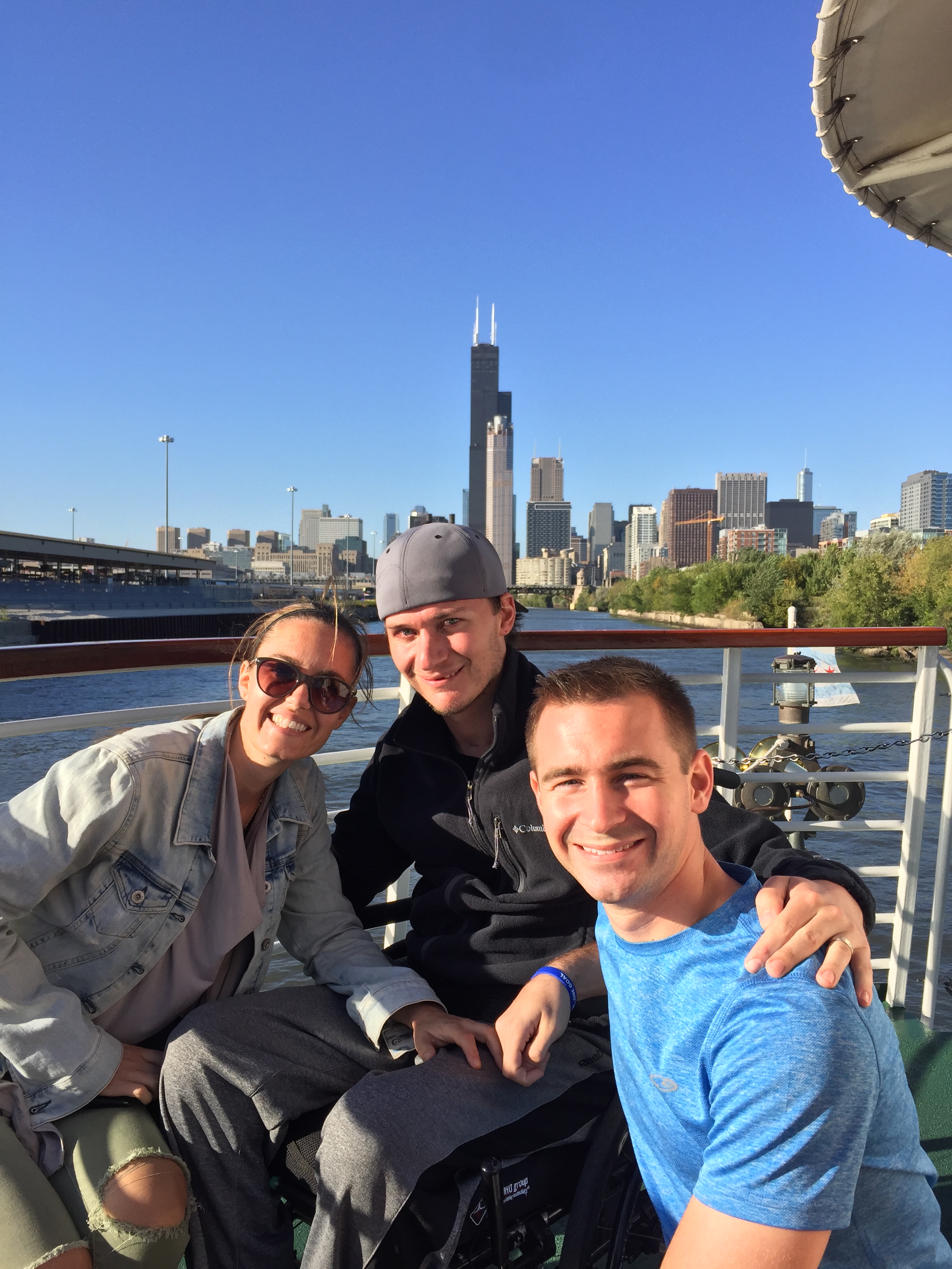Ryan in Chicago with family and friends