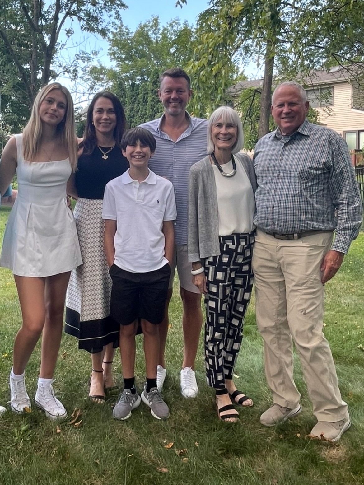 Megan with her family