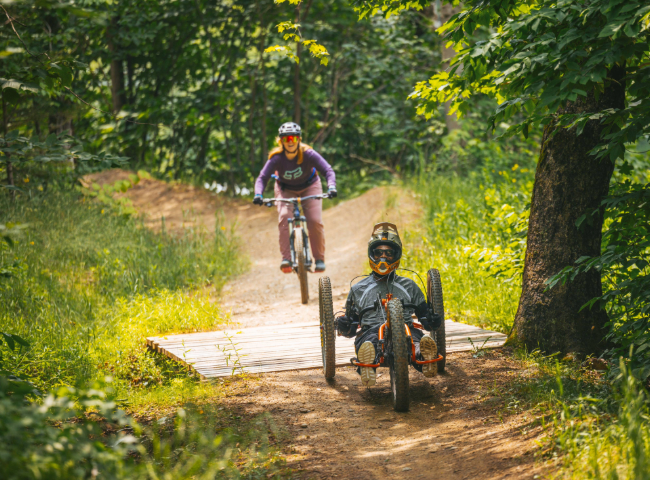 Mountain biking