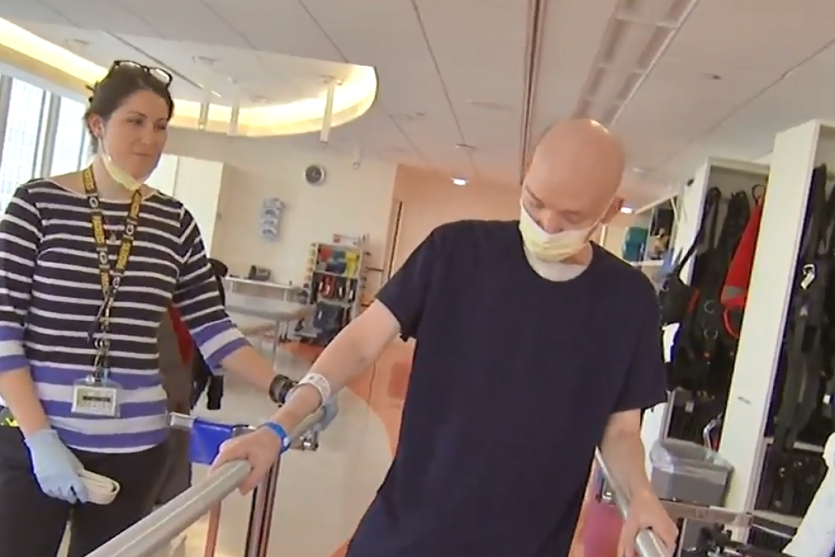  Patrick Halko recovers in our Strength and Endurance Lab