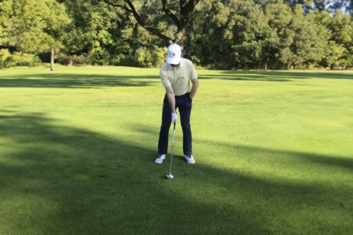 Henry golfing